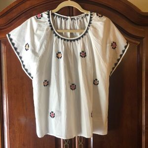 Madewell Embroidered Top
